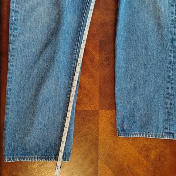 Levi's Men's 501 Original Mid Rise Regular Fit Straight Leg Jeans 40/34 - Picture 6 of 8